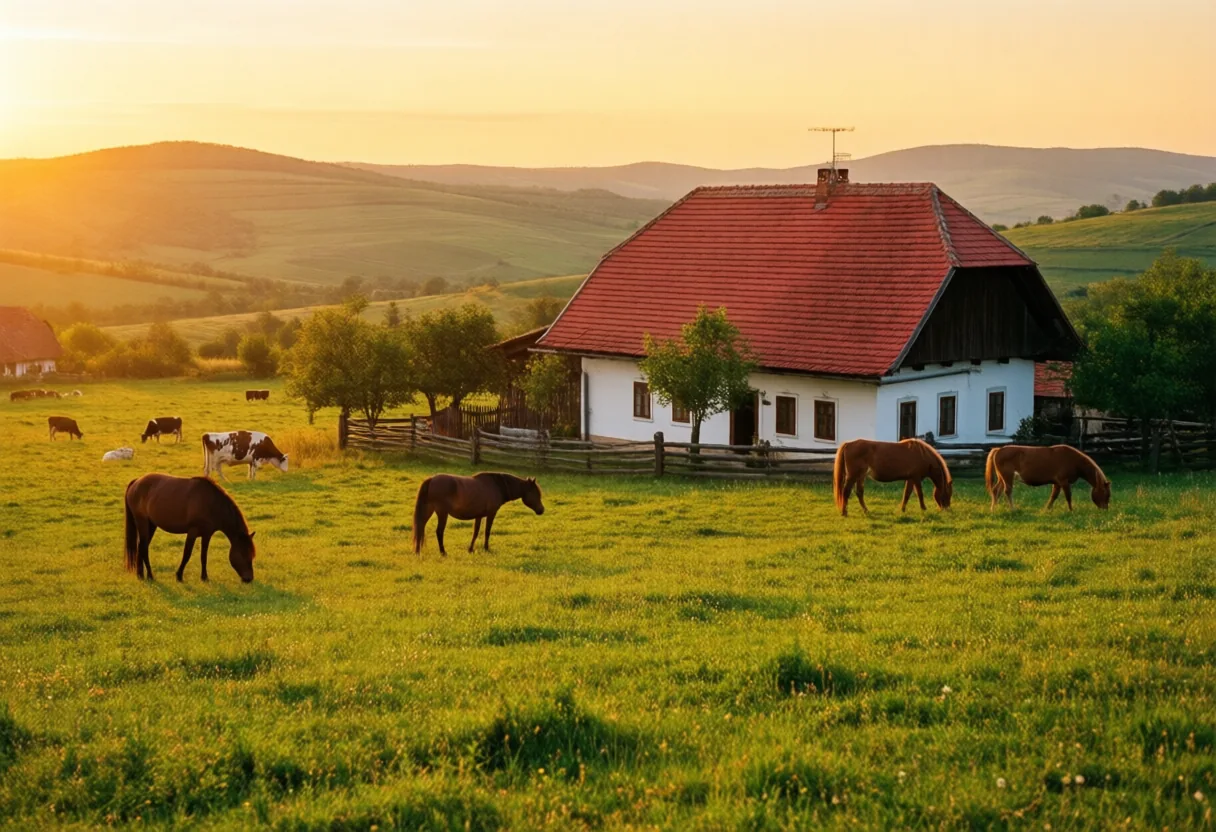 Béla bácsi gazdasága – panorámakép